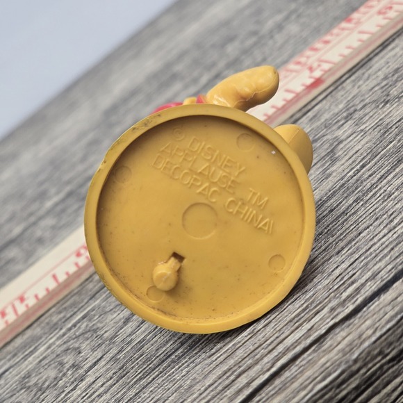 BIRTHDAY PARTY WINNIE THE POOH 3.75" Cake Topper Figure 100 Acre Woods Disney‎ - Picture 6 of 6